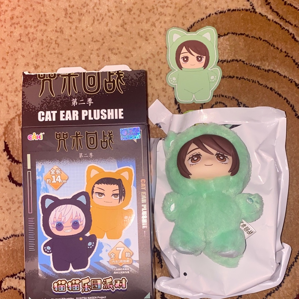 JUJUTSU KAISEN Cat Ear Plushie CONFIRMED Box